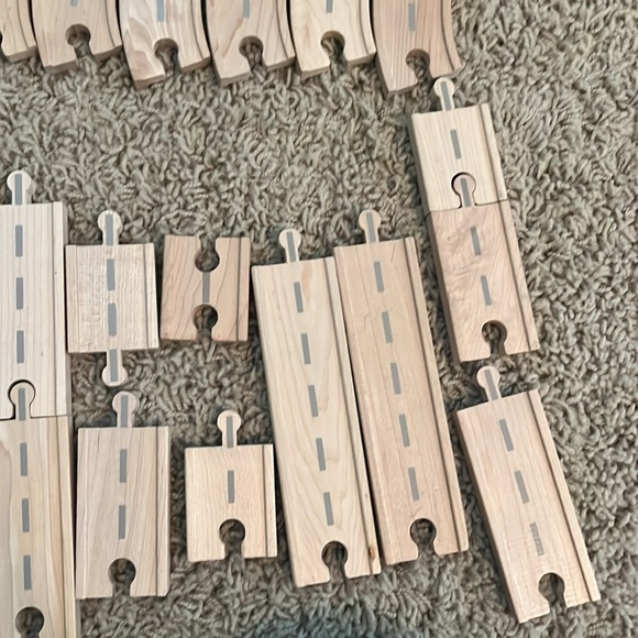 Thomas & Friends track expansion pieces double side road and train - rare - Picture 4 of 4